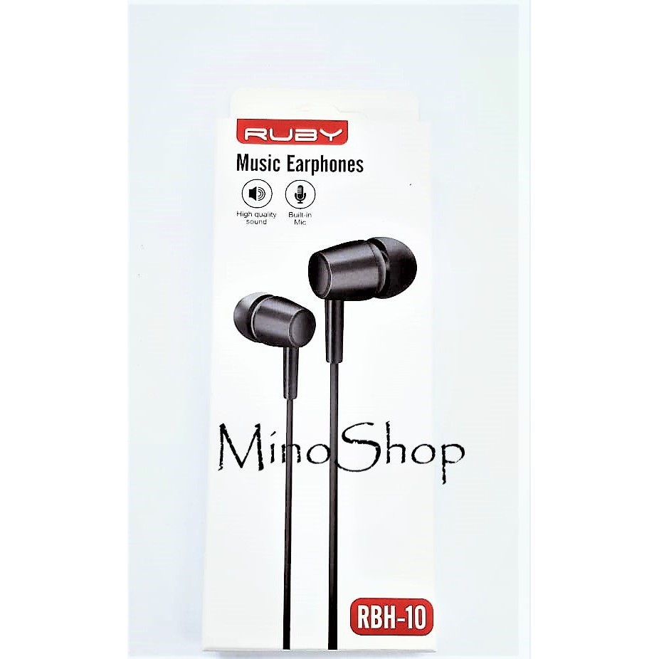 HEADSET/ HF/ HANDSFREE RUBY MEGA BASS RBH-10