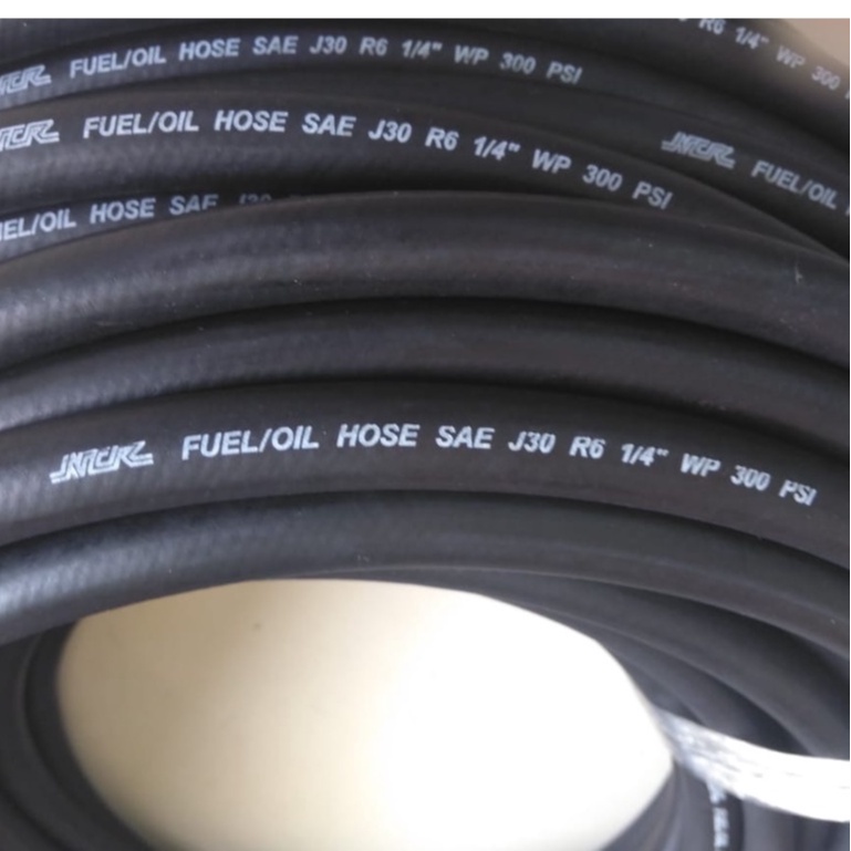 Selang Minyak NCR FUEL/OIL HOSE SAE J30 R1 ukuran 3/8 Inc(9,5mm)
