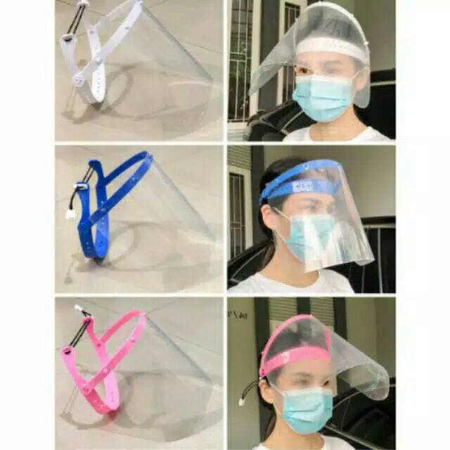 Face shield impor keren bisa COD