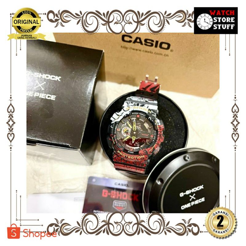 JAM TANGAN PRIA WANITA | RANTAI | KULIT | KARET | MURAH | cas10 G-SHOCK GA-110JOP-1A4 DRAGON BALL Z 