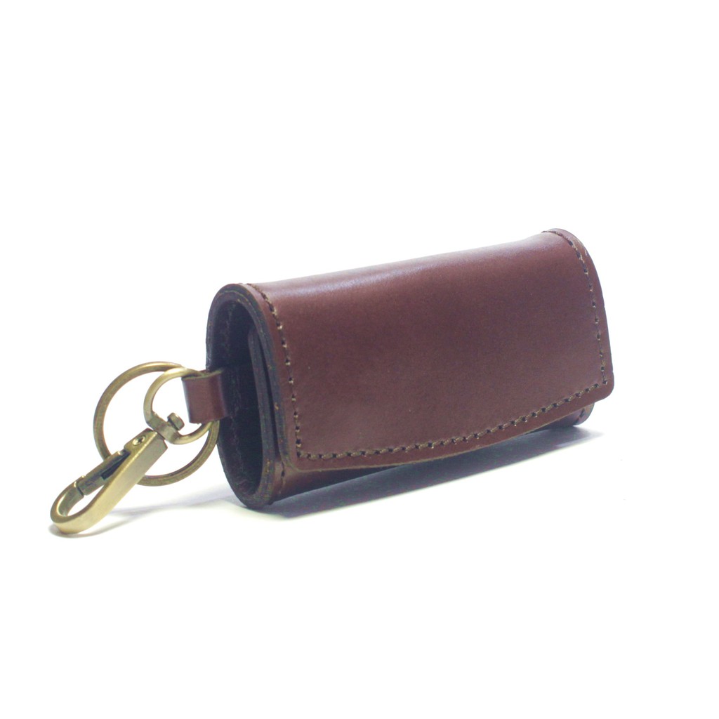 dompet stnk mobil motor kulit asli lipat tiga - warna coklat PHKC865