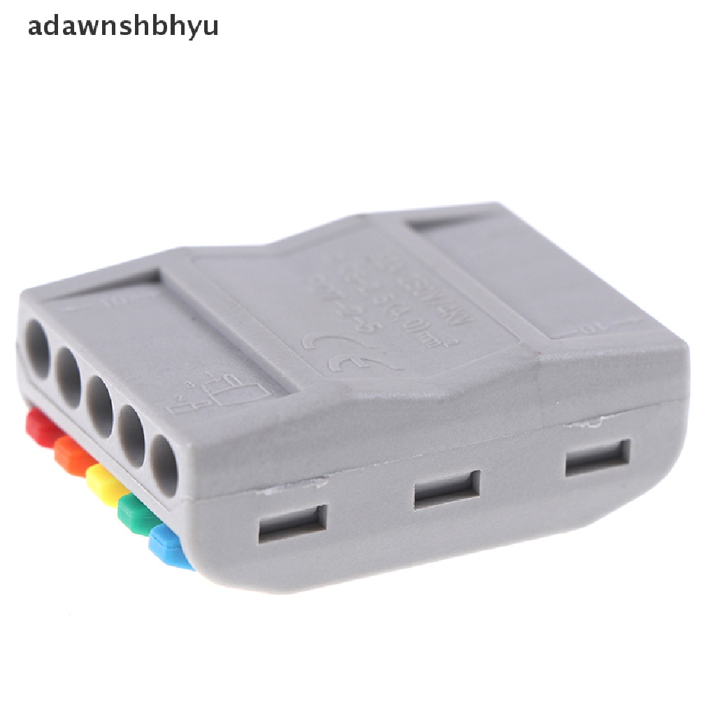 Konektor Kawat adawnshbhyu 5PCS PCT-222 Terminal Block Conductor SPL-2/3Termina Push-In