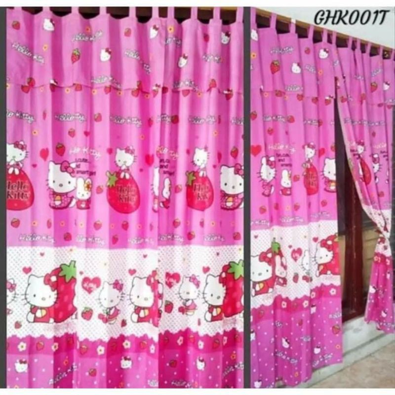 TIRAI GORDEN JENDELA KAMAR TIDUR | KORDEN HORDENG CENDELA MOTIF KARAKTER DAN POLOS UKURAN KECIL 60CM PANJANG 150CM GRATIS ONGKIR SELURUH INDONESIA BISA COD