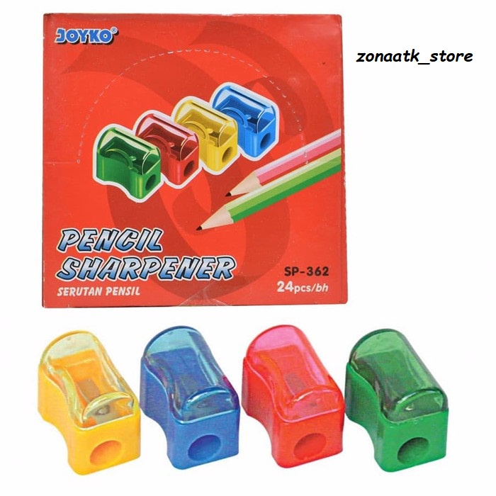 

RAUTAN / SERUTAN / SHARPENER PENSIL JOYKO ROTI SP-362 (PER PCS)