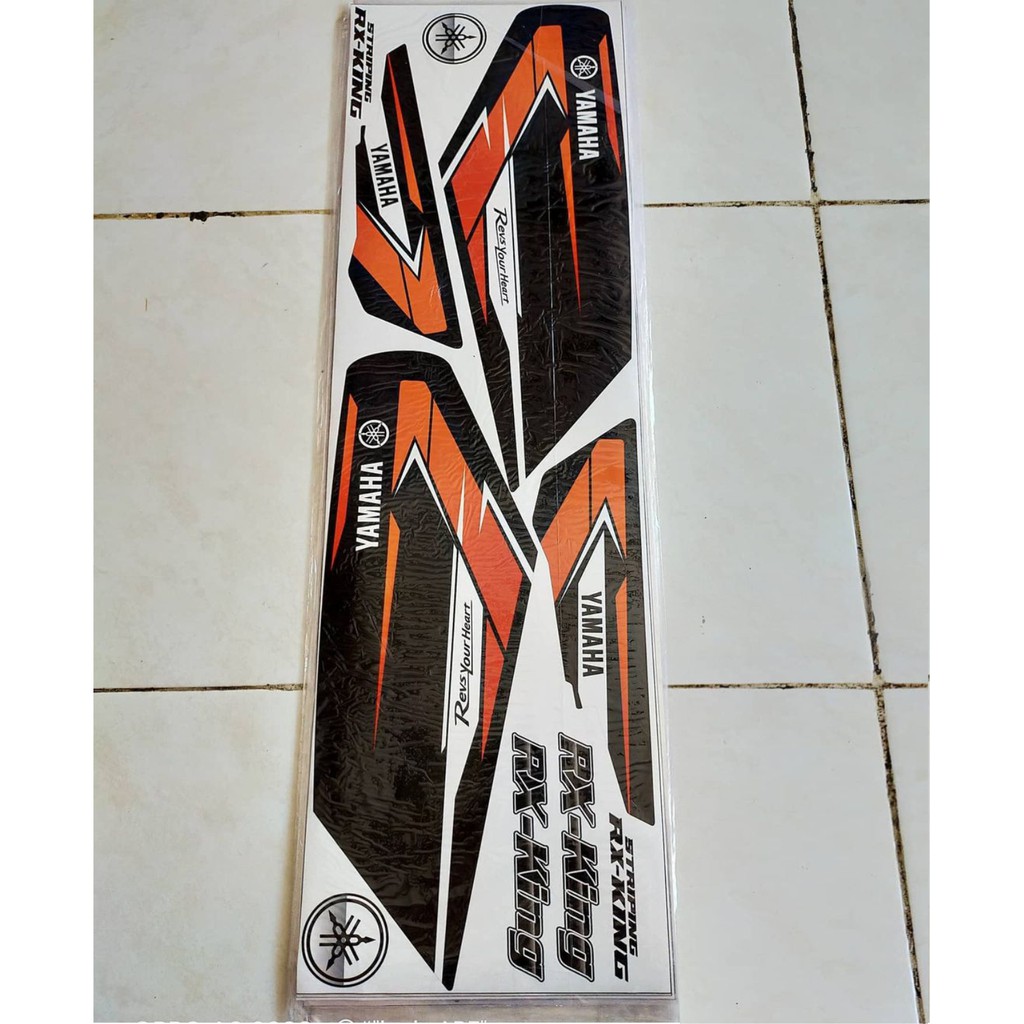 STIKER STRIPING RX KING VARIASI MOTOR AKSESORIS