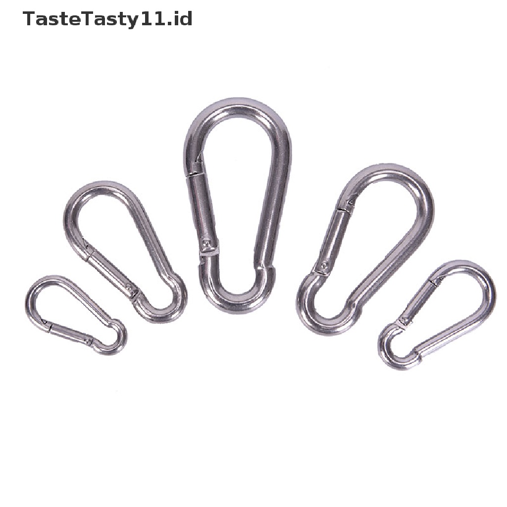 Gantungan Kunci Carabiner Bahan Stainless Steel 304