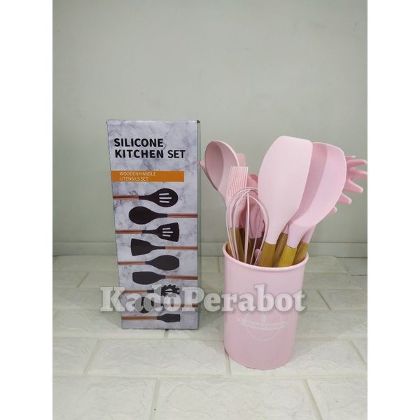 Spatula Set Alat Masak Aesthetic Spatula Masak Estetik Kado Alat Masak Sutil Spatula Masak isi 12Pcs Kado Pernikahan Cantik