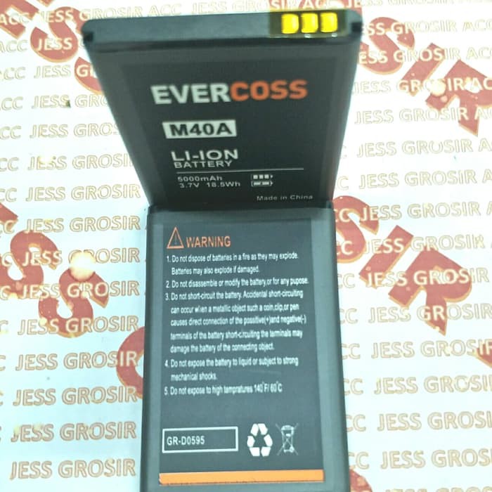 Baterai Battery Original Evercoss Evercross Cross M40A , Xtream 1 Mini