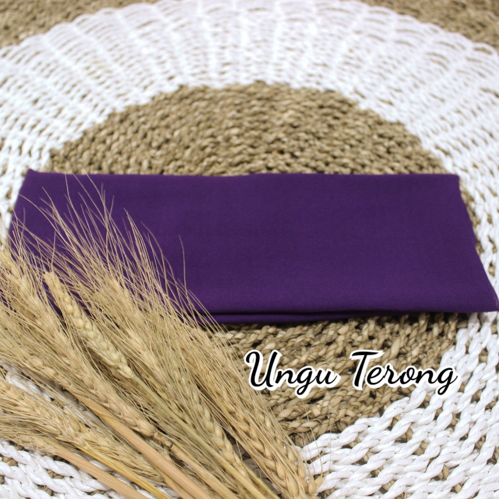 Selendang Sifon Hycon / Senteng 2.4m/ Selendang Bali / Senteng-Ungu Terong
