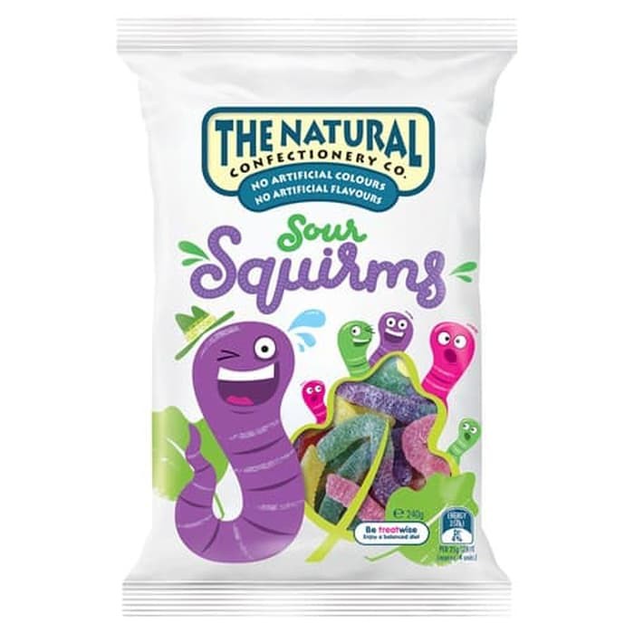 

#HANDCARRY The Natural Sour Squirms 240g - UFOHCR1516