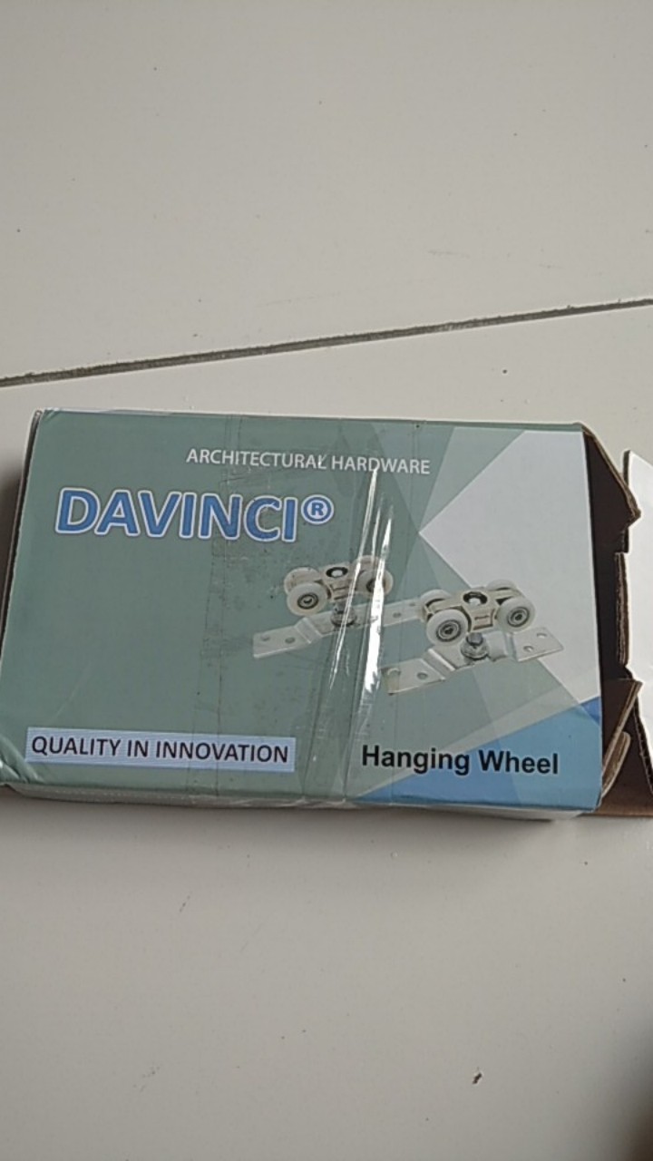 Roda Sliding Gantung Davinci Roda Rel Aluminium Pintu Geser