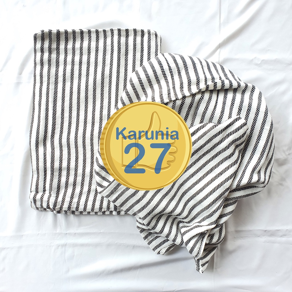 Selimut Kain Salur Stripe Lorek Lurik Garis Jumbo Katun