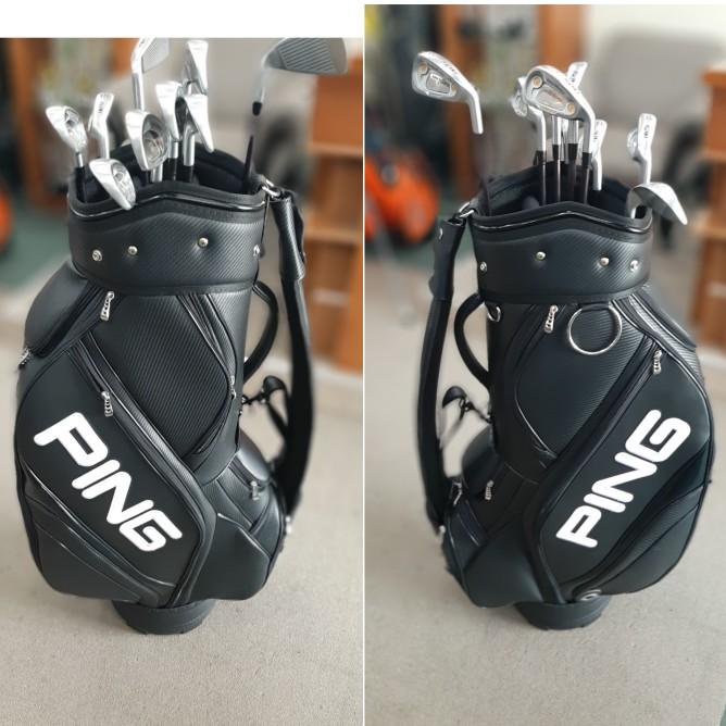 Golf Bag Ping Caddie Bag Ping Bag Golf Ping Black