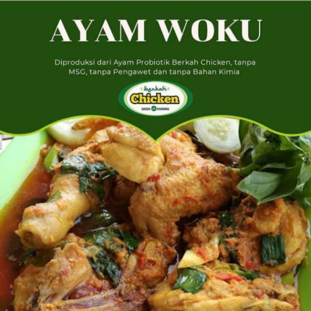 

Ayam/Woku/Organik/nonMSG/Berkah/Chicken/Frozen/Food/Organic