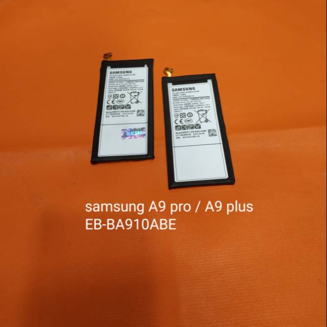 Baterai Samsung A9 pro . A9 plus EB-BA910ABE  battery batre baterei