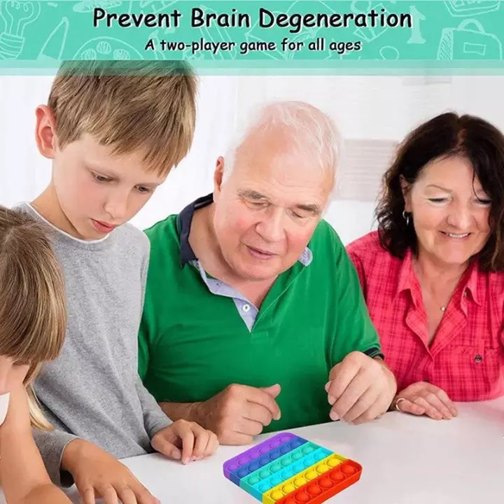 POP IT MURAH RAINBOW UNICORN fidget push Pop Its Fidget Toy Push bubble kids POPIT Tiktok / POP IT 12CM RANDOM-5