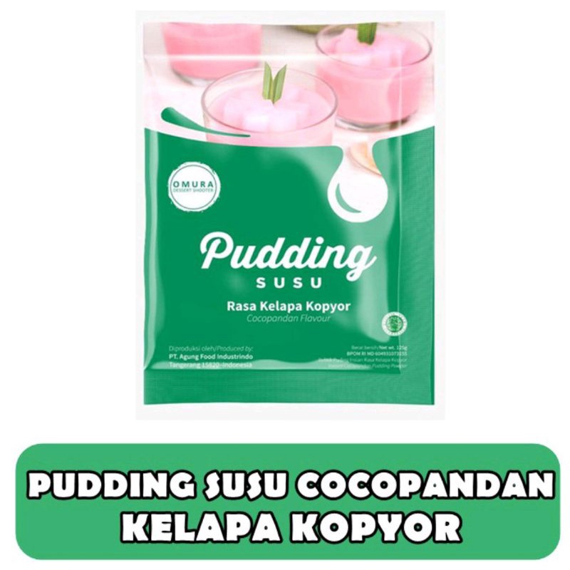 

Omura Pudding Susu rasa Cocopandan 1pcs