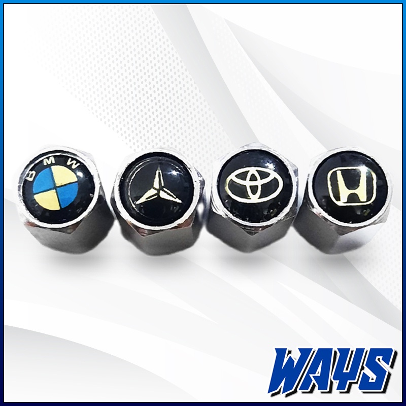 [Z164] Tutup Pentil Besi Variasi Logo Mobil Toyota Honda Mercedes Benz Mercy Universal - 1pcs