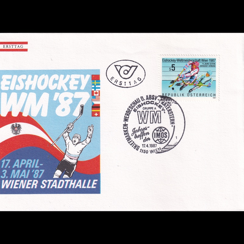 

Prangko Austria 1987 - Ice Hockey World Championships