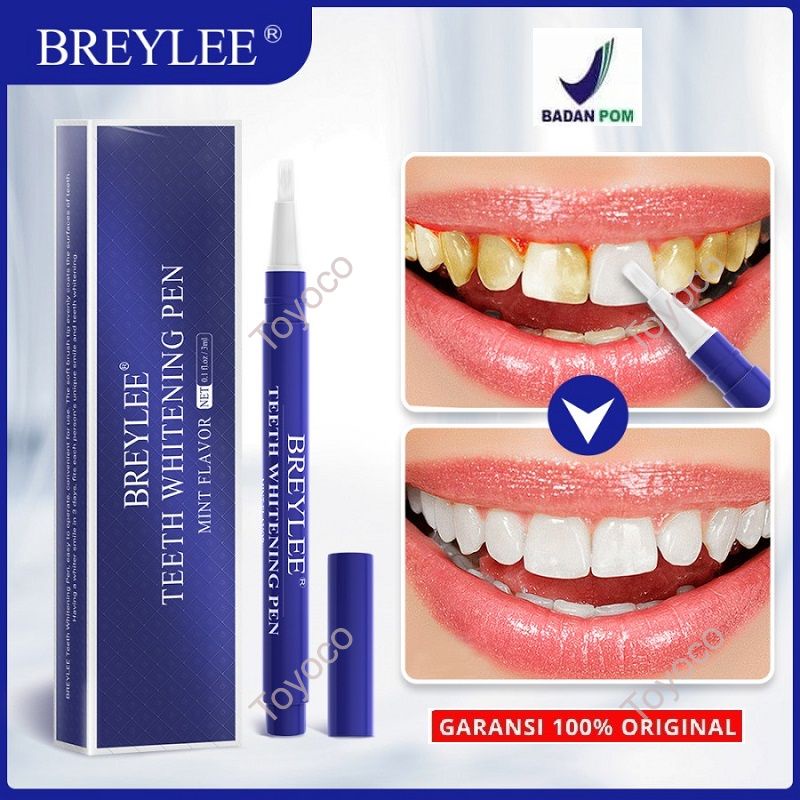 Breylee Teeth Whitening Pen Powder Ori Braylee Breeylee Breleey Brylee Teeth Whitening Powder Odol Alat Pemutih Gigi Permanen Original Bpom Pembersih Gigi Kuning Penghilang Kerak Karang Gigi