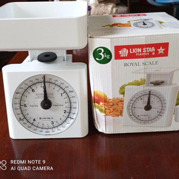 Timbangan Dapur 3 kg Lion Star KS 4 Kitchen Scale Kue Kopi Susu KS4