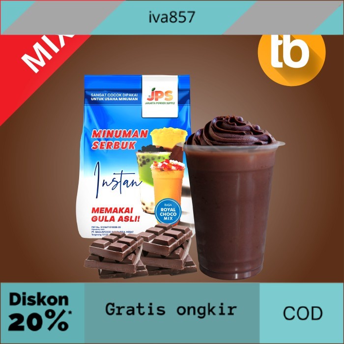 

PROMO JPS Bubuk Royal Choco Mix (Bubuk minuman dan makanan) GRATIS ONGKIR