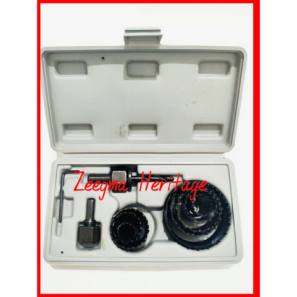 HOLESAW SET  TOOL KIT - MATA BOR KAYU PELUBANG PIPA HIDROPONIK