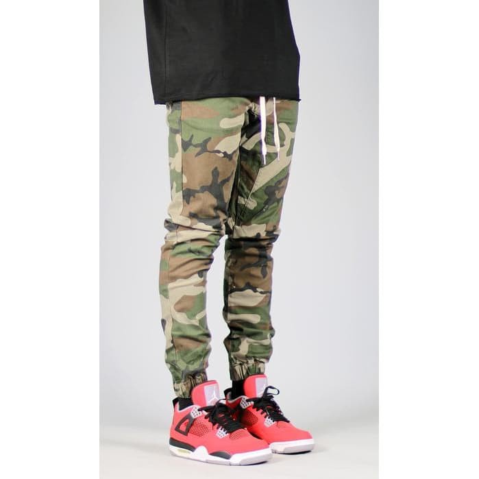 Hyperdenim Camo Drop Crotch Jogger 100% Authentic