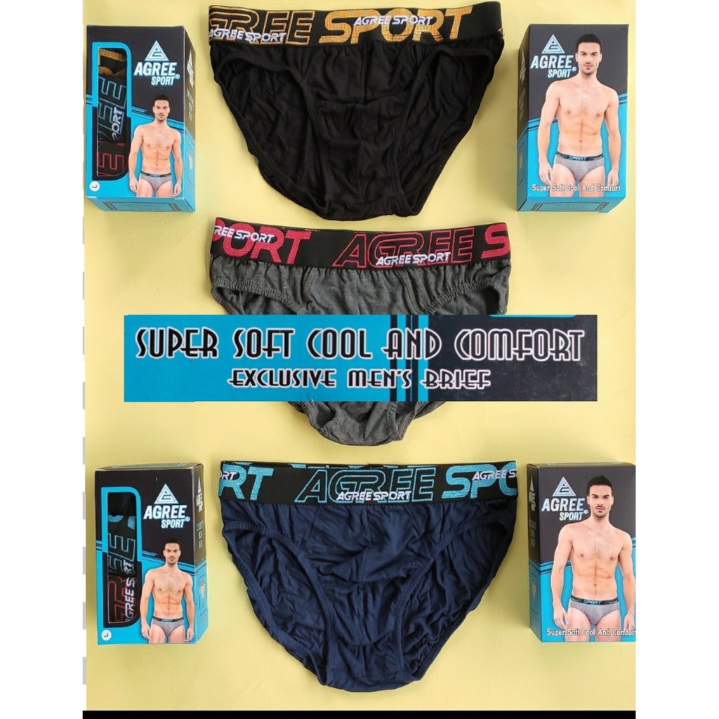 Agree Sport - 1 Pcs Celana dalam Pria Berkualitas, Pakaian dalam