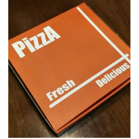 

Box Pizza 21x21x4 cm LD EF-Premium Kardus Pizza/Karton Pizza diecut