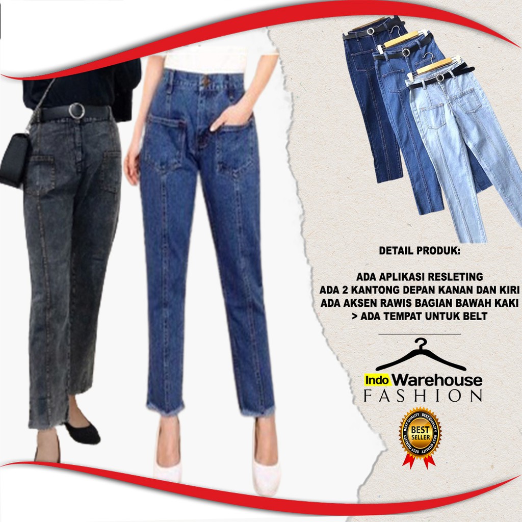 CELANA WANITA JEANS ORI / CELANA RAGANZA JEANS ORI/CELANA JEANS RAWIS