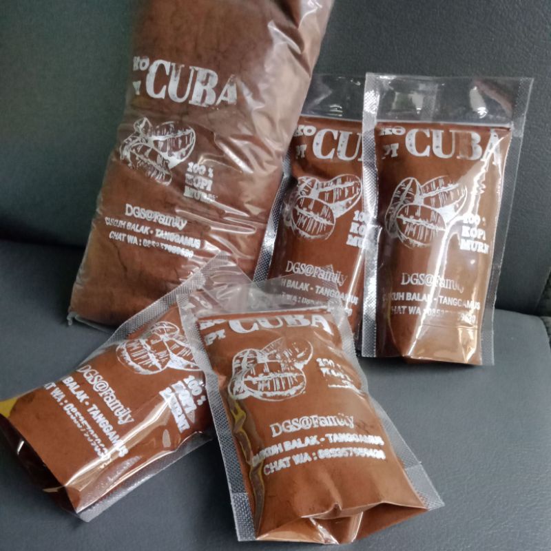 

Bubuk Kopi Hitam Asli 100%