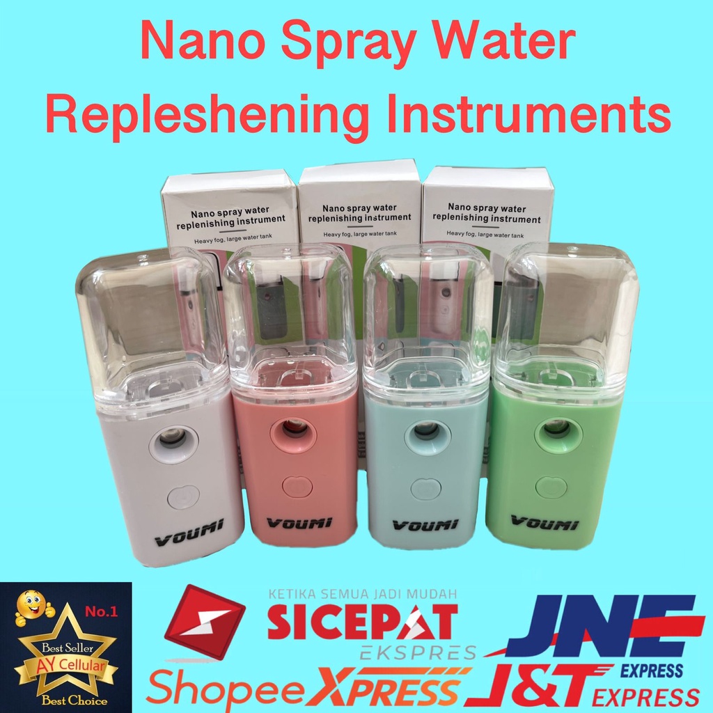 Nano Spray Yosikawa Perawatan Wajah Mini Portable USB Mist Sprayer