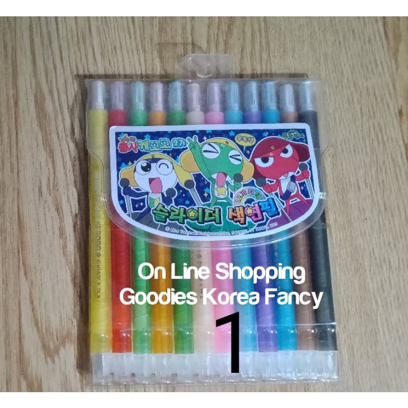 

Crayon Puter 12 Warna Ori Korea Ready Stock