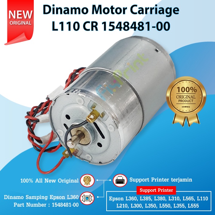 Motor CR Epson L565 L210 L300 L310 L350 L355 Dinamo Carriage Printer L360 L365 L380 L385 L550 L555