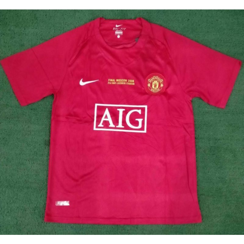 MANCHESTER UNITED RETRO HOME FINAL MOSCOW AIG 2008/2009