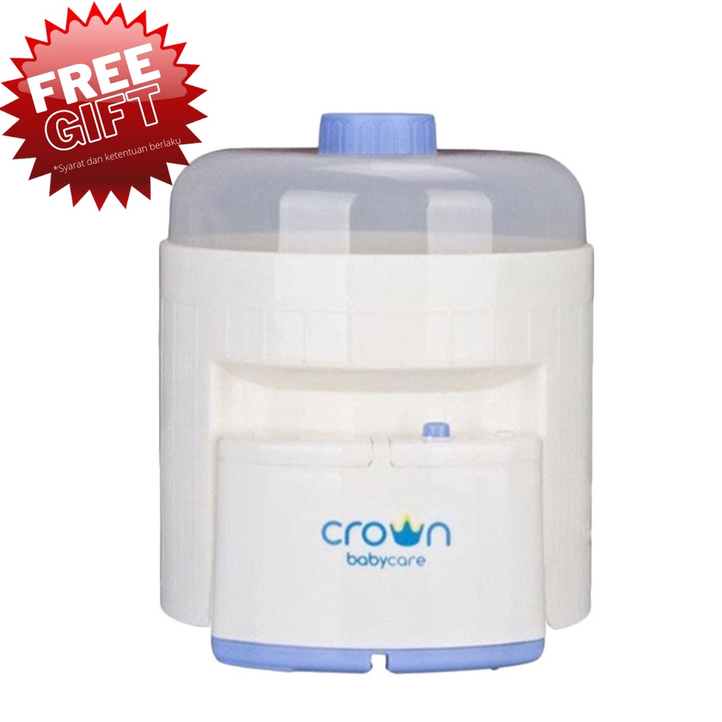 Adora Sterilizer Botol Susu Bayi  Uap Crown  Untuk 6 Botol  Biru ALAT STERIL BOTOL BAYI ALAT UAP