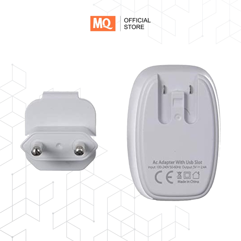 MQ Adaptor Charger Fast Charging With 3 Port USB 3.4A Brand EMY MY229