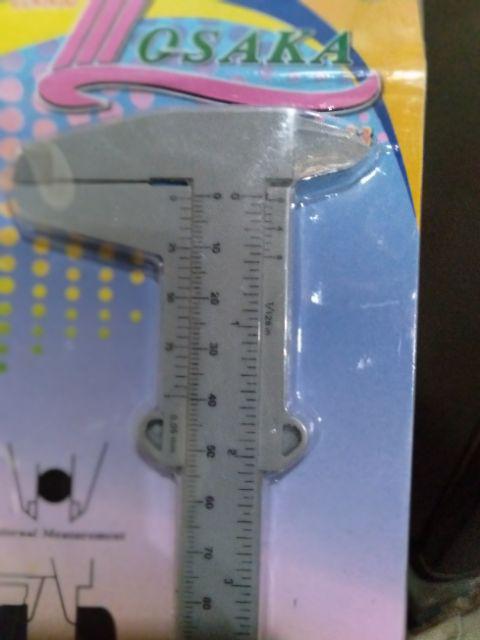 Jangka Sorong Plastik Murah Manual