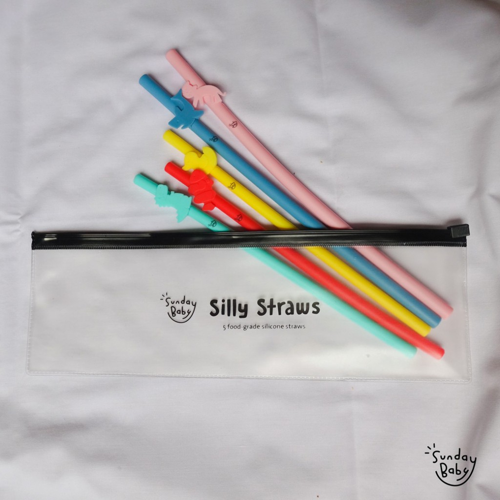 Sunday Baby Silly Straws | Sedotan Silikon