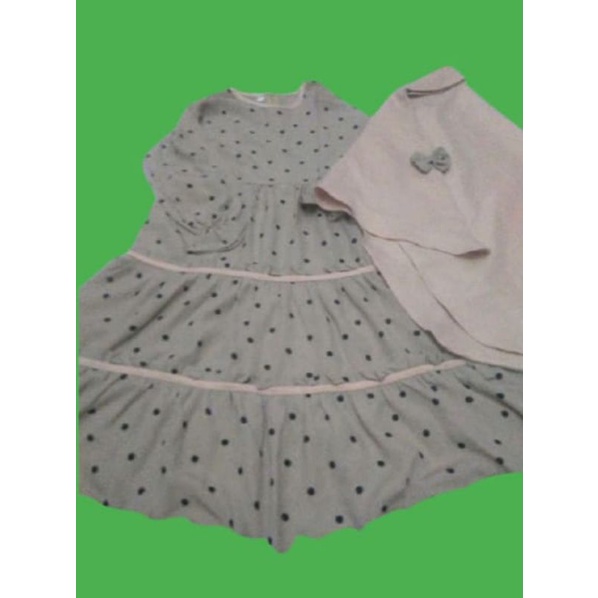 GAMIS ANAK POLKADOT