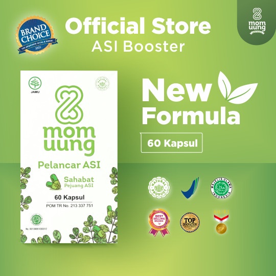 MOM UUNG Pelancar Asi Herbal BPOM HALAL Asi Booster