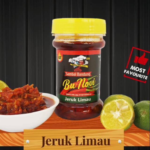 

Sambal Bandung BuNovi Jeruk limau