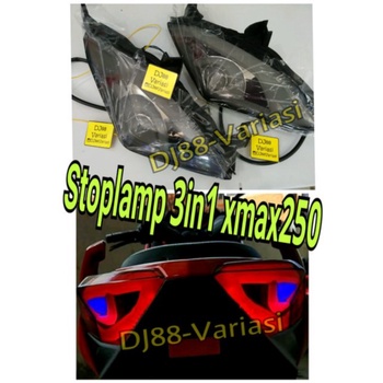 Jual Stoplamp 3in1 xmax 250 lampu stop rem belakang xmax 250 variasi xmax 250 Berkualitas