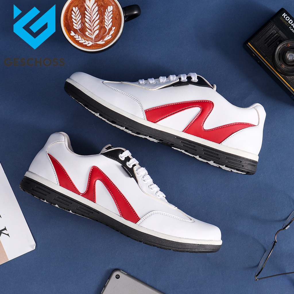 GESCHOSS VARIASI WARNA - Sepatu Pria Sneakers Putih Olahraga Cowok Sepatu Kasual Fashion Shoes Murah