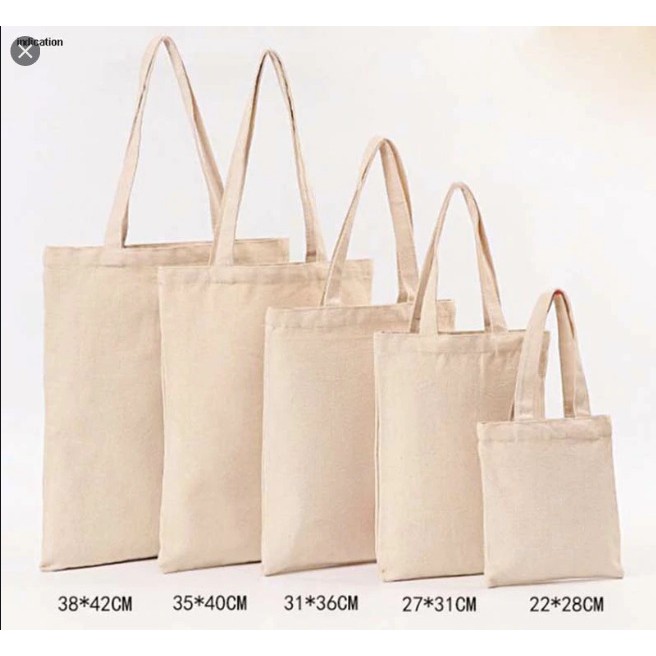 TOTEBAG BLACU PREMIUM BISA CUSTOM UKURAN, CUSTOM SABLON ATAU TOTE BAG BLACU POLOS TT 027