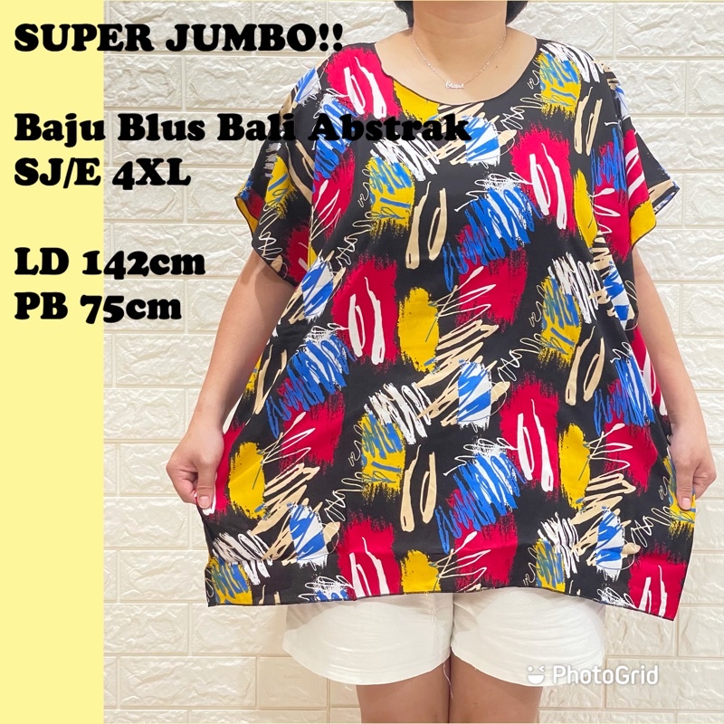 BAJU BALI SUPER JUMBO FIT TO XXXXL SJ/E REAL PICT