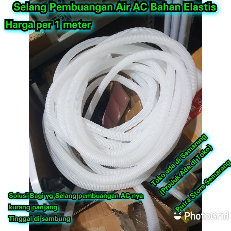 Selang air pembuangan ac per meter Selang ac Selang pembuangan air AC