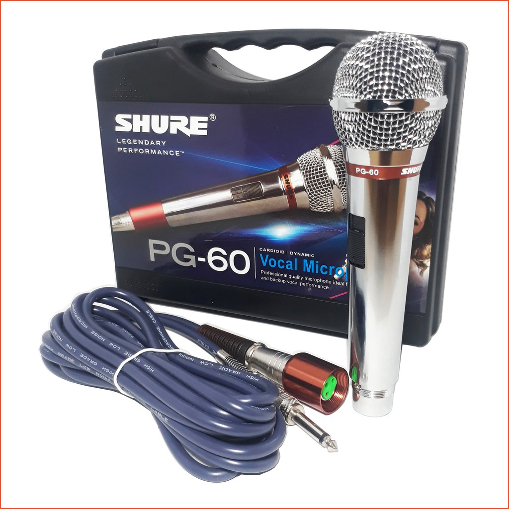 Mic PG-60 The Best Karaoke Profesional Microphone Kabel