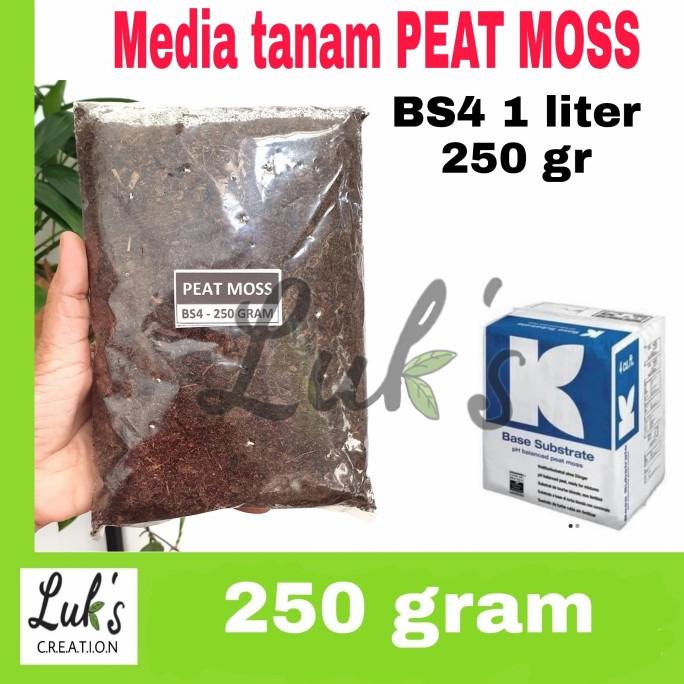 PEAT MOSS BS4 Klasmann Media tanam peatmoss 1 Liter